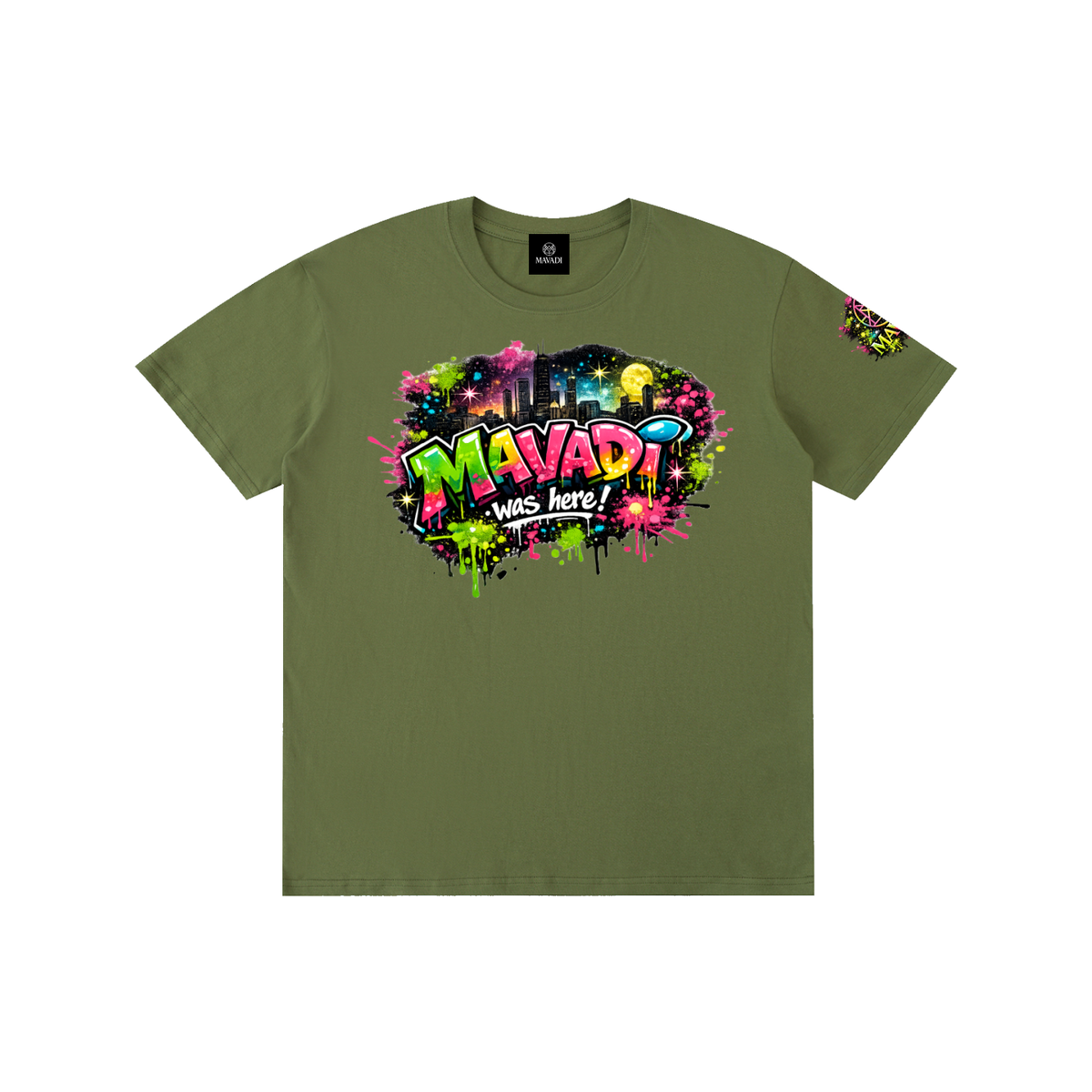 MAVADI was here Chi-Town graffiti  Unisex T-Shirt
