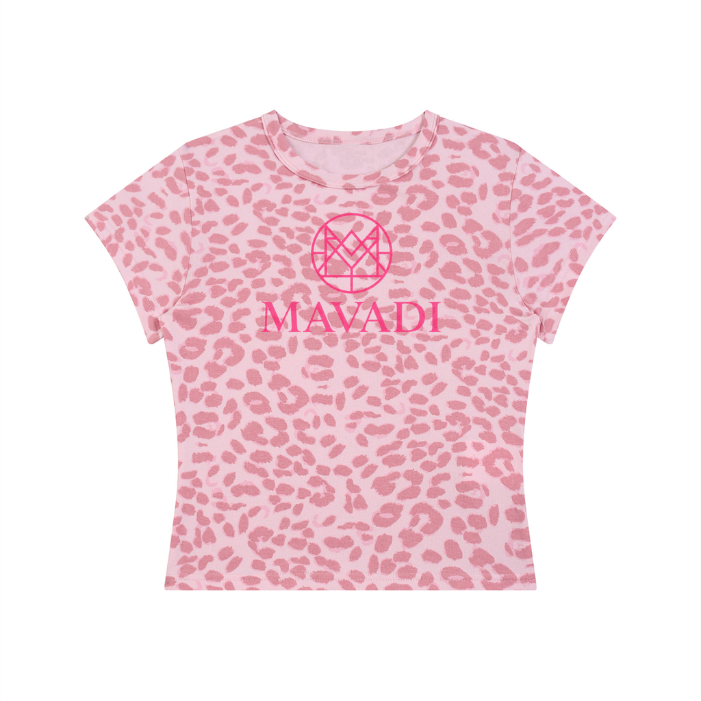 MAVADI Femme — Wild Signature Leopard Crop Tee