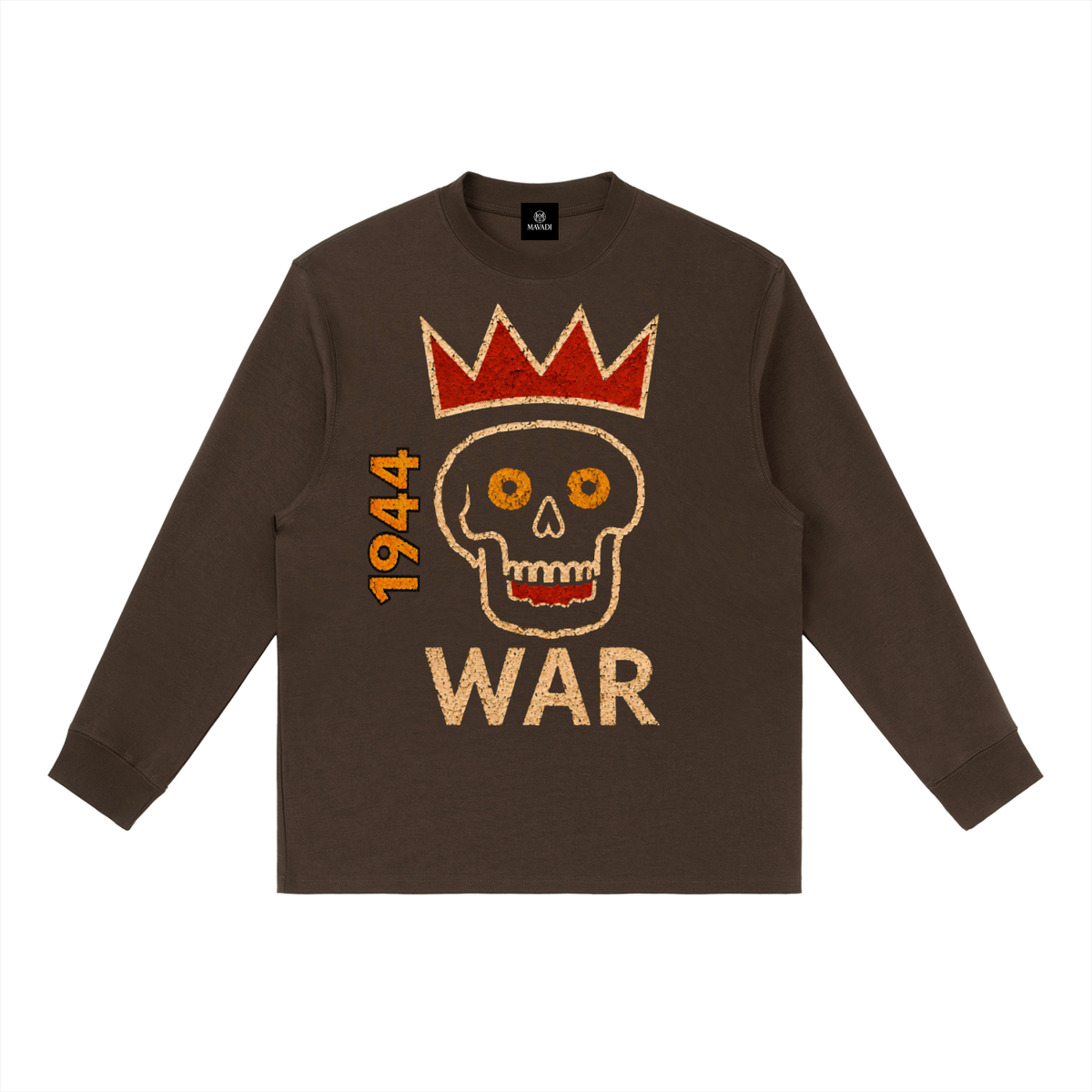 MAVADI 1944 Collection Crowned Witness Long Sleeve Tee
