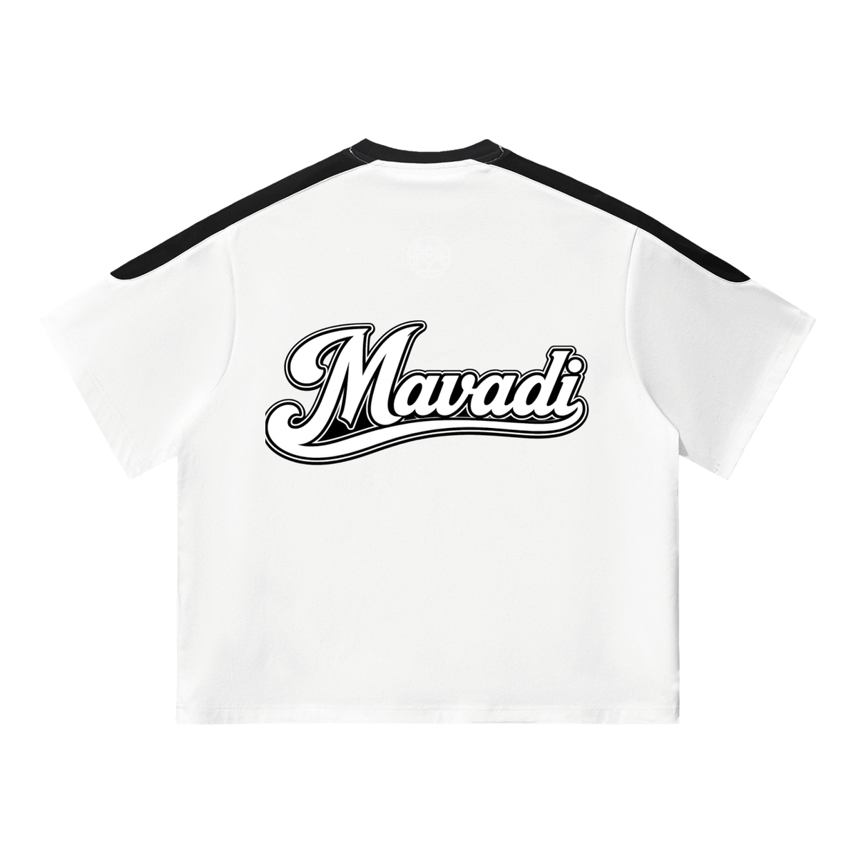 MAVADI Heritage Script Color Block Oversized T-Shirt