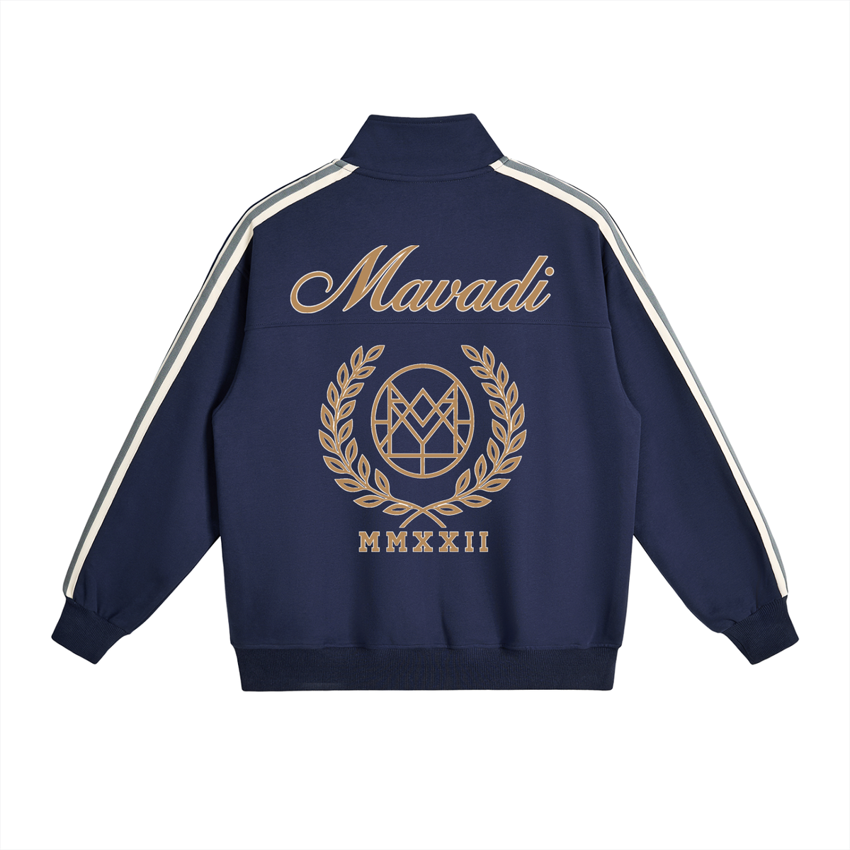 MAVADI Atelier Laureled House Stand Collar Track Jacket