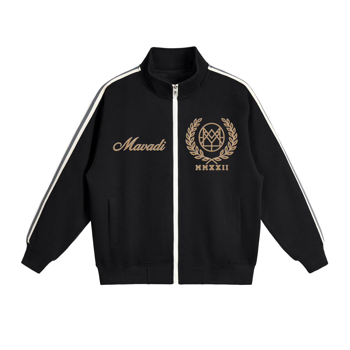 MAVADI Atelier Laureled House Stand Collar Track Jacket