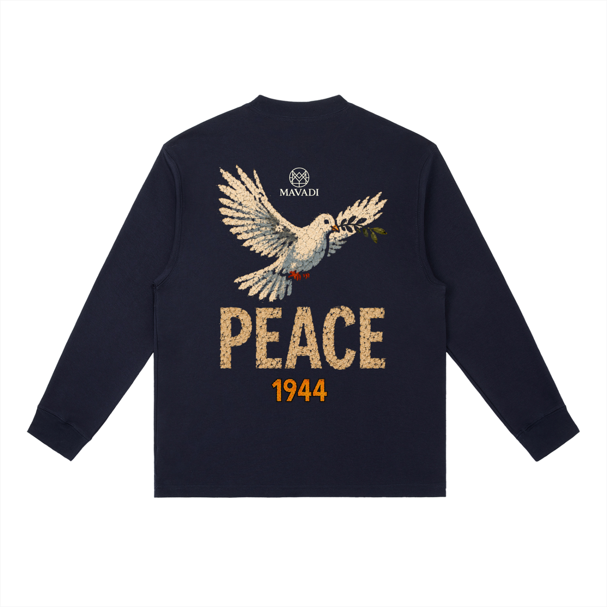 MAVADI 1944 Collection Crowned Witness Long Sleeve Tee