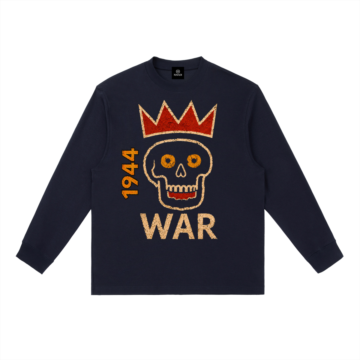 MAVADI 1944 Collection Crowned Witness Long Sleeve Tee