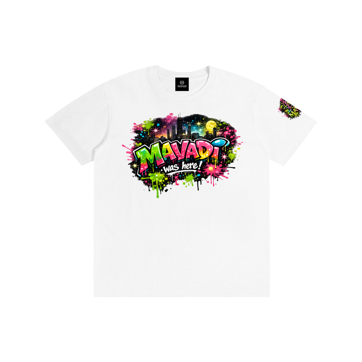 MAVADI was here Chi-Town graffiti  Unisex T-Shirt
