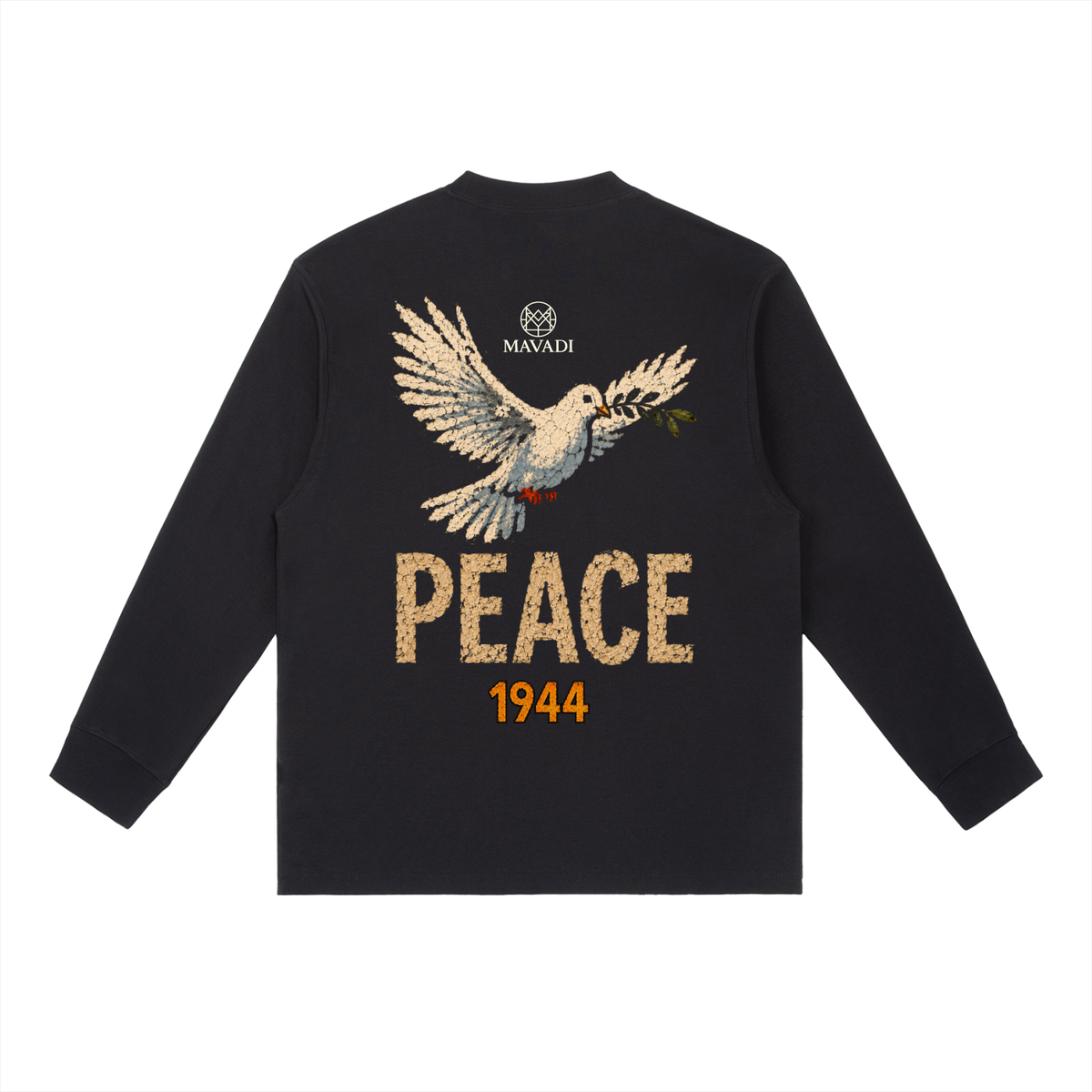 MAVADI 1944 Collection Crowned Witness Long Sleeve Tee