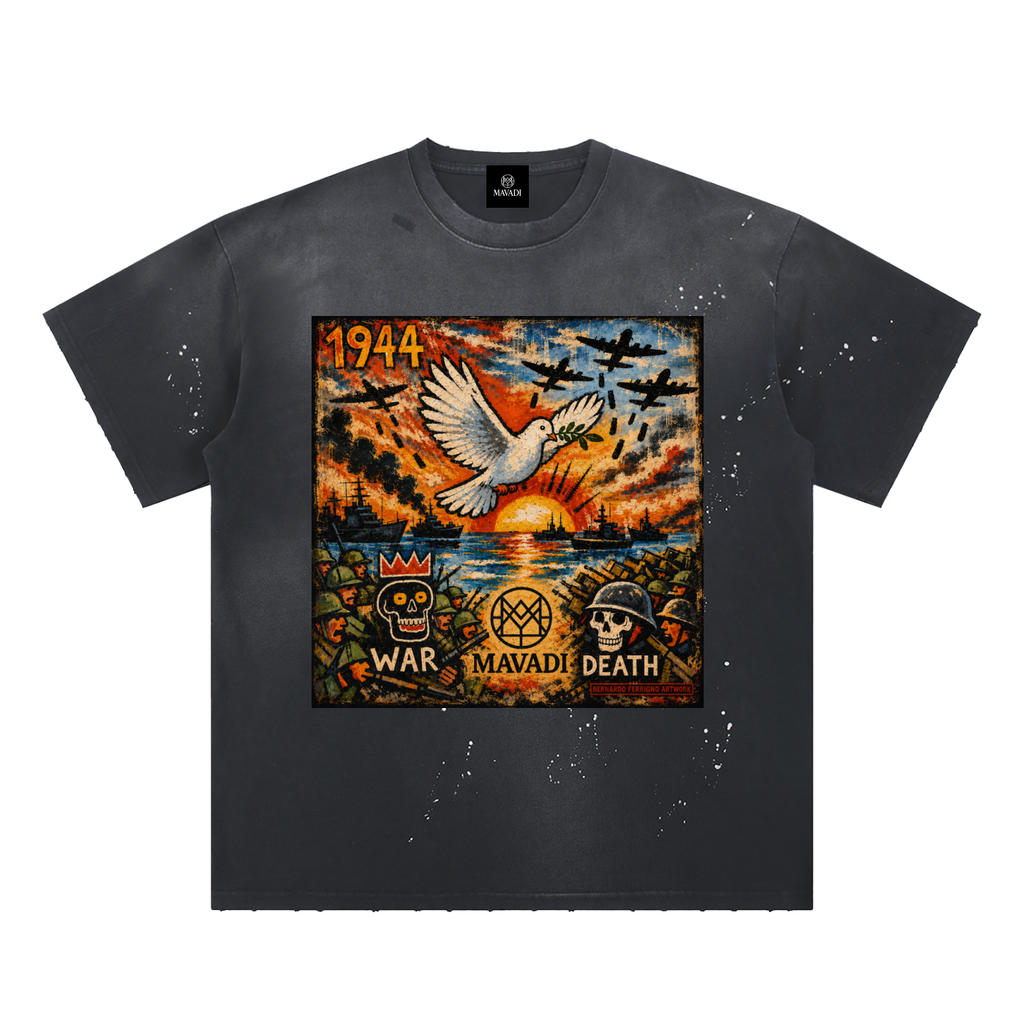 MAVADI 1944 Collection Dove Over Ruin Sunfade Tee