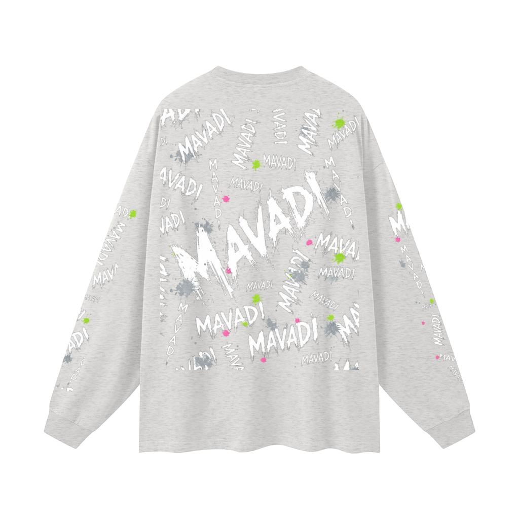 MAVADI Grunge Oversized Unisex Long Sleeve T-Shirt