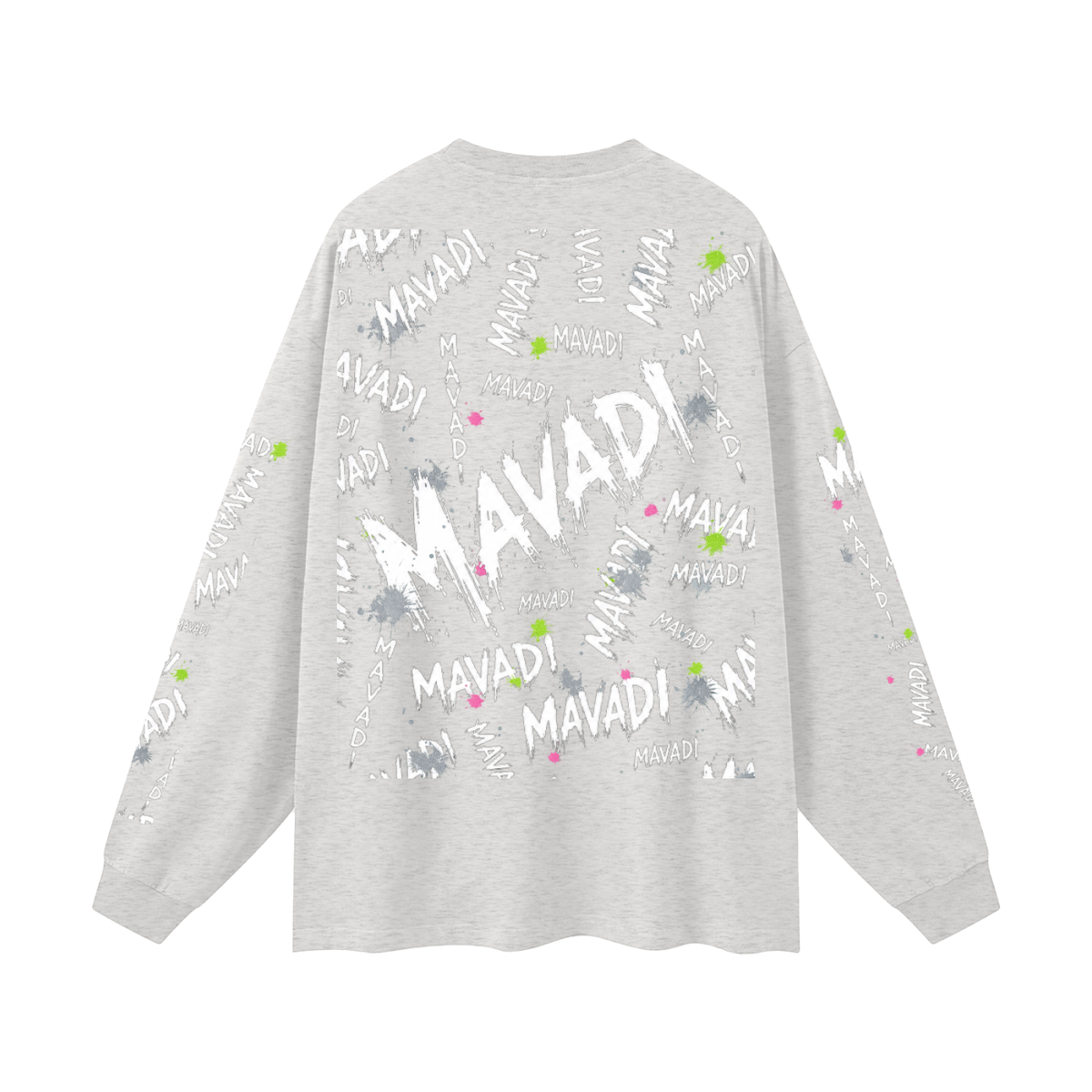 MAVADI Grunge Oversized Unisex Long Sleeve T-Shirt