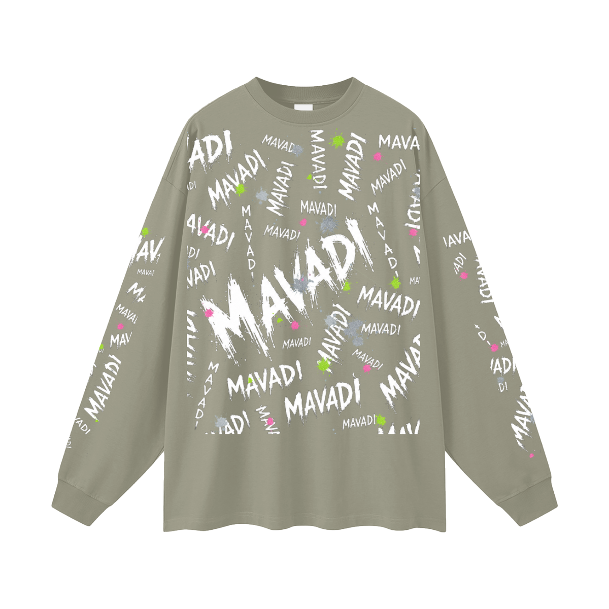MAVADI Grunge Oversized Unisex Long Sleeve T-Shirt