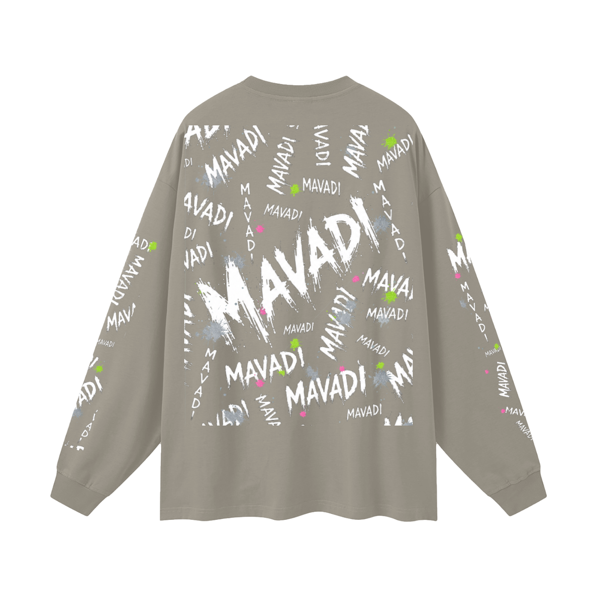 MAVADI Grunge Oversized Unisex Long Sleeve T-Shirt