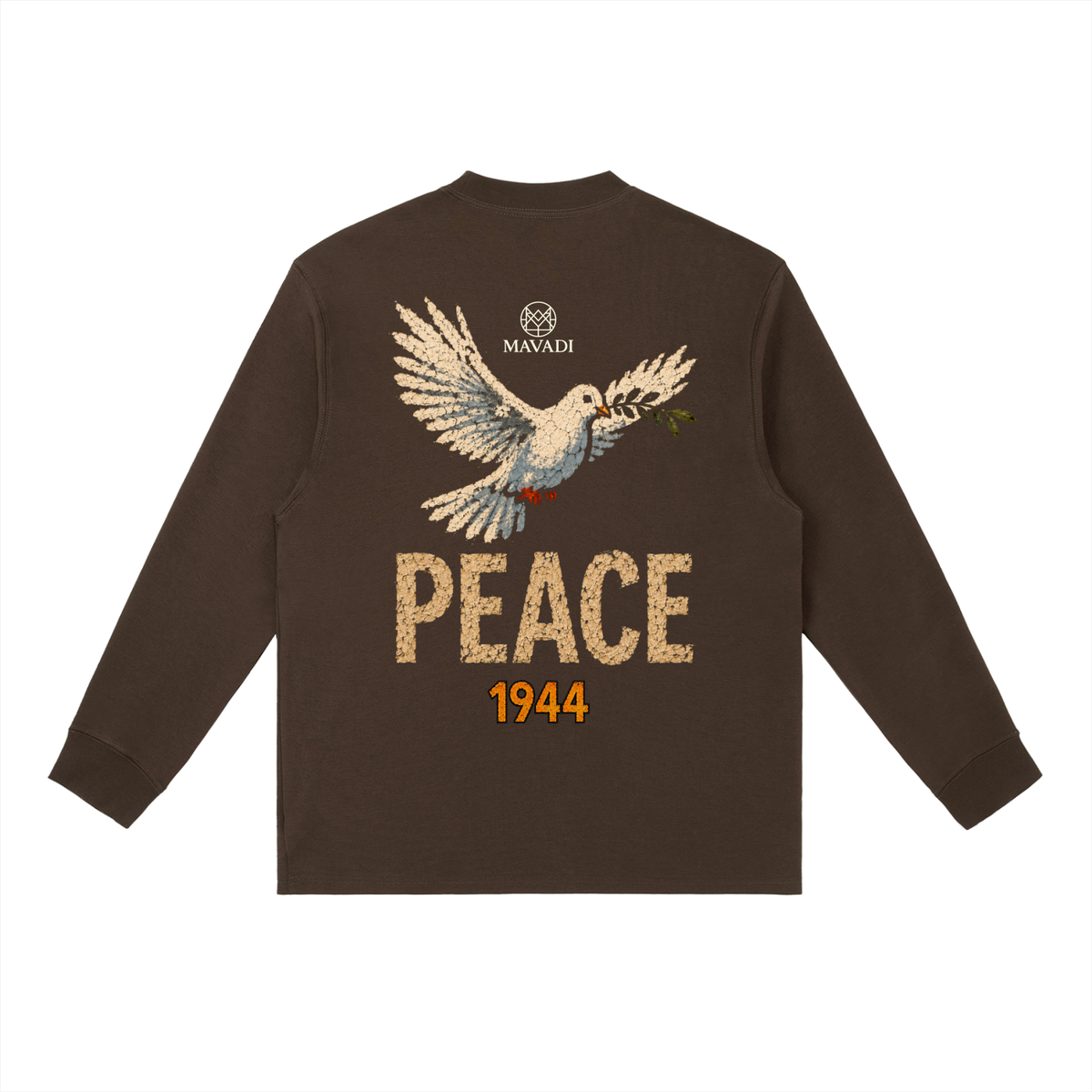 MAVADI 1944 Collection Crowned Witness Long Sleeve Tee