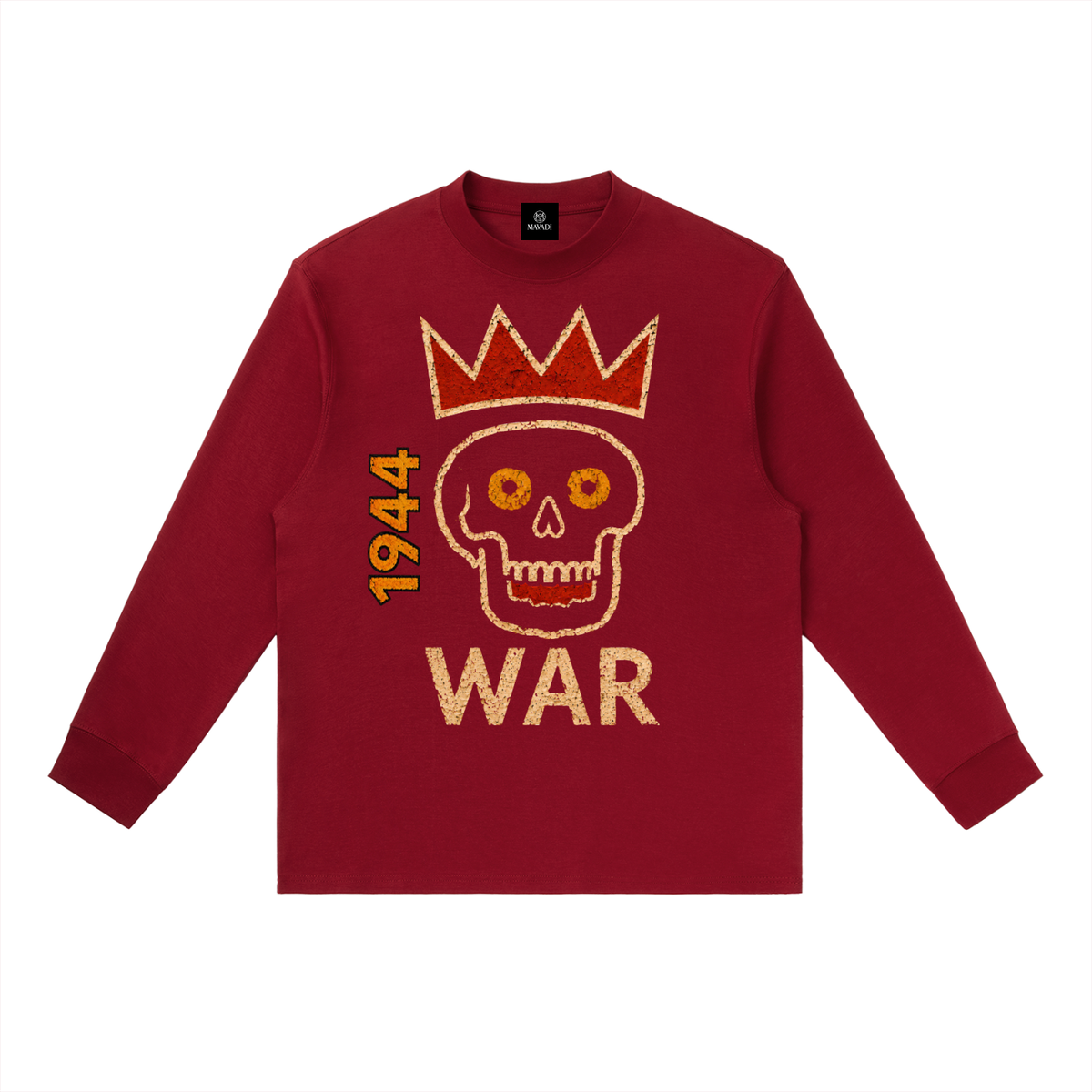 MAVADI 1944 Collection Crowned Witness Long Sleeve Tee
