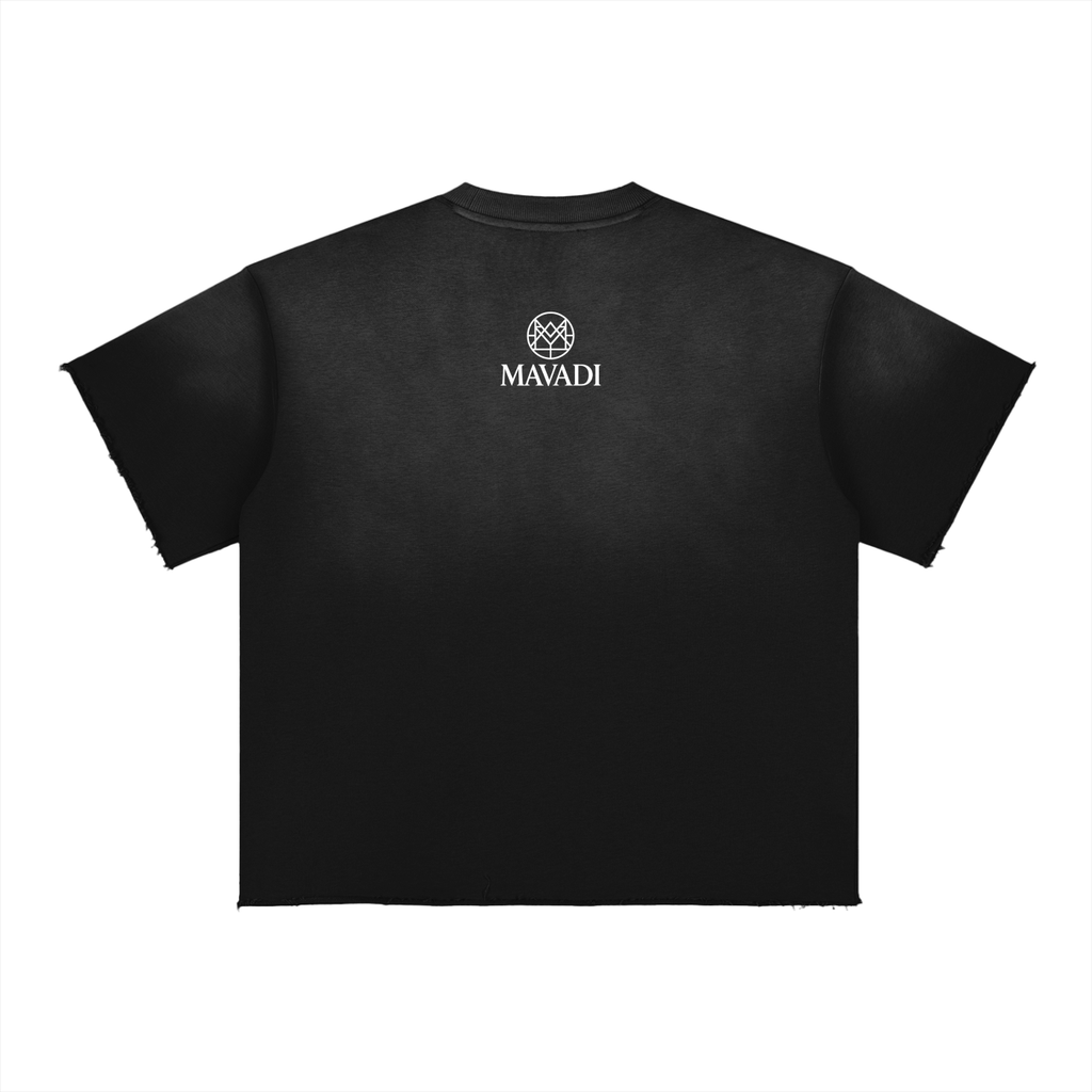 Sun Fade Raw Edge T-Shirt