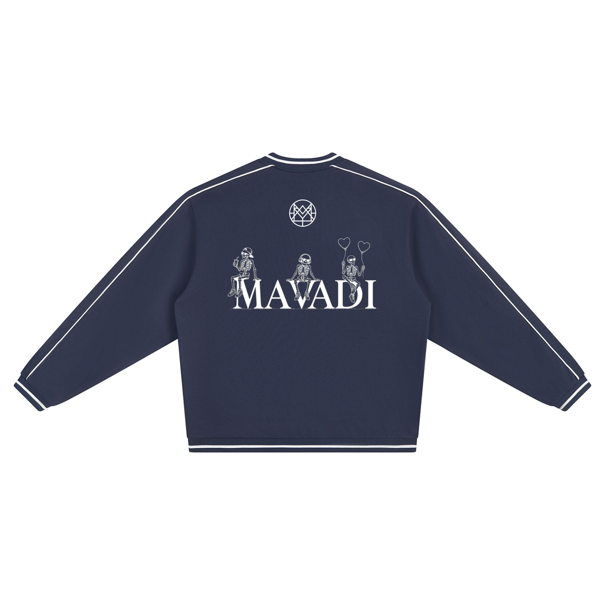 MAVADI Love iZ 4EVER Unisex Color Block V-Neck Sweatshirt