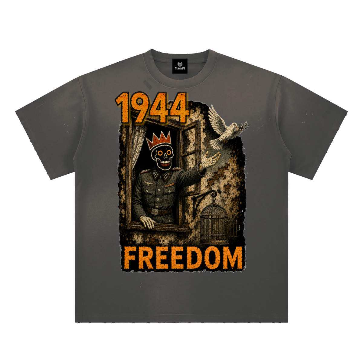 MAVADI 1944 Collection Freedom Ascending Sunfade Tee