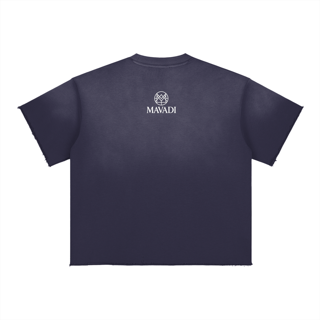 Sun Fade Raw Edge T-Shirt