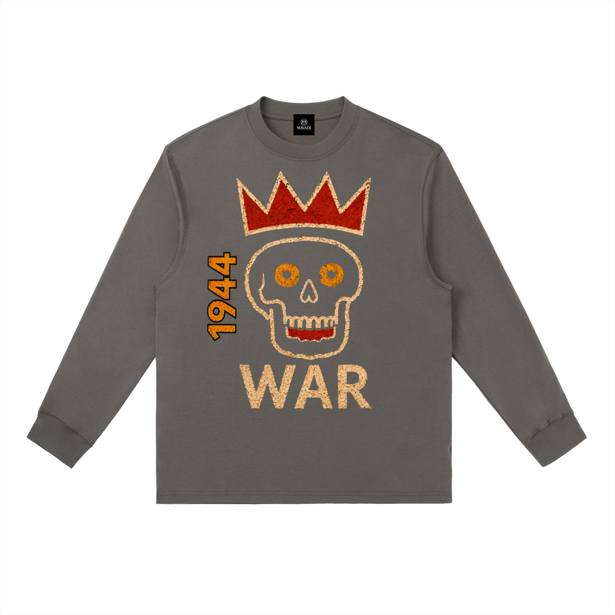 MAVADI 1944 Collection Crowned Witness Long Sleeve Tee