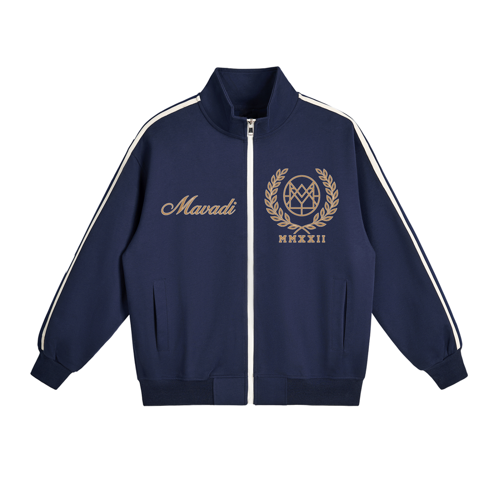 MAVADI Atelier Laureled House Stand Collar Track Jacket