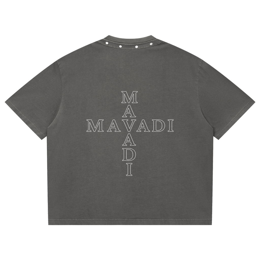 MAVADI Essentials Axis Studded Box Tee