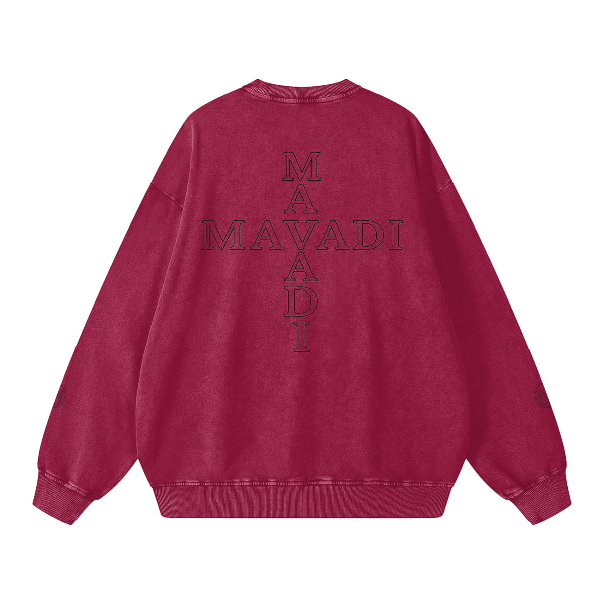 MAVADI Essentials Echo Stack Snow Wash Sweatshirt