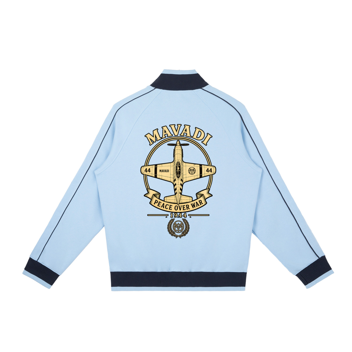 MAVADI 1944 Collection Peace Over War Light Zip Track Jacket