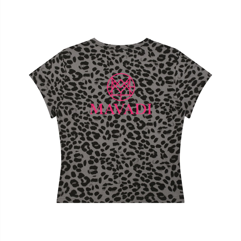 MAVADI Femme — Wild Signature Leopard Crop Tee