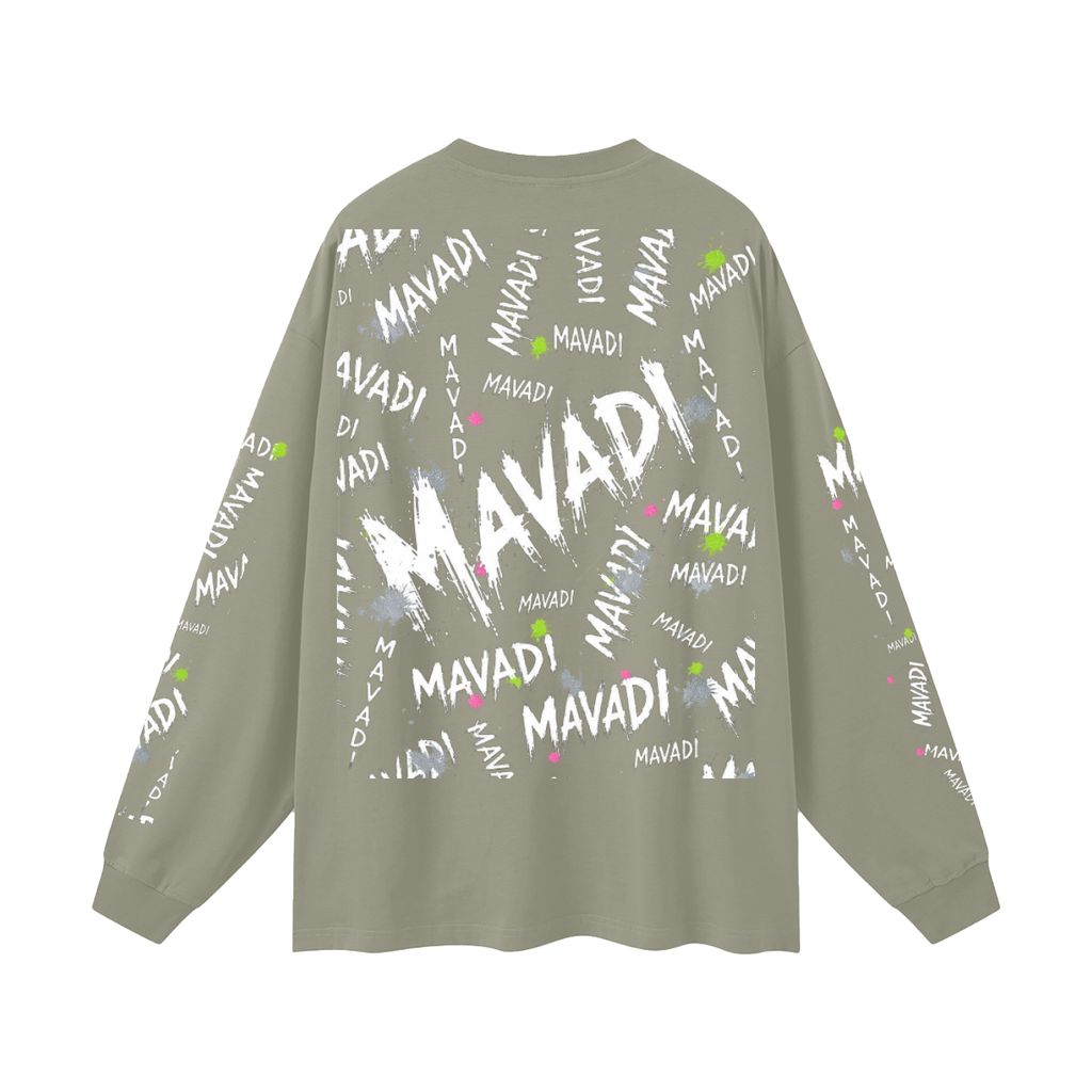MAVADI Grunge Oversized Unisex Long Sleeve T-Shirt