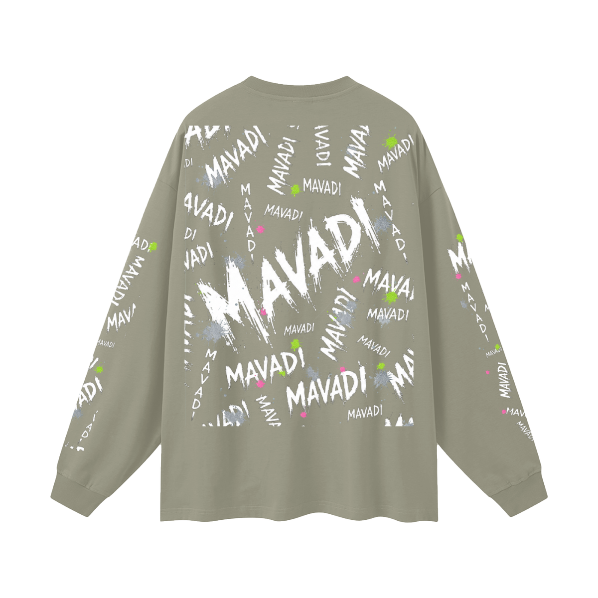 MAVADI Grunge Oversized Unisex Long Sleeve T-Shirt