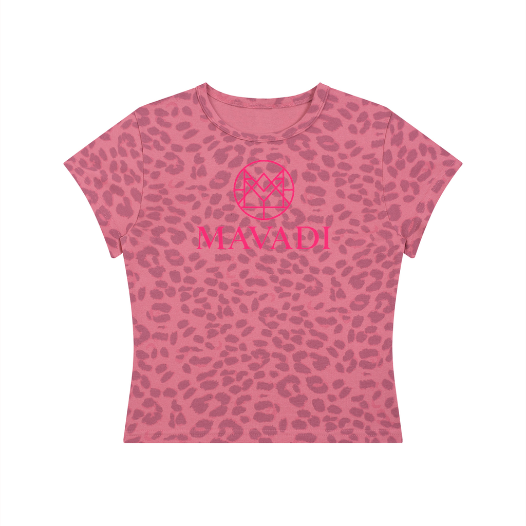 MAVADI Femme — Wild Signature Leopard Crop Tee