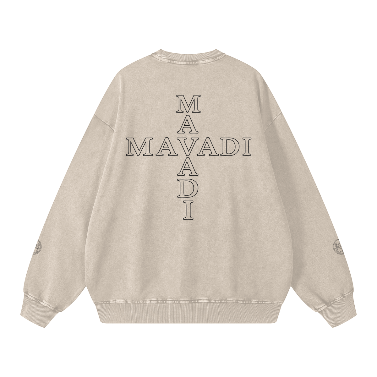 MAVADI Essentials Echo Stack Snow Wash Sweatshirt