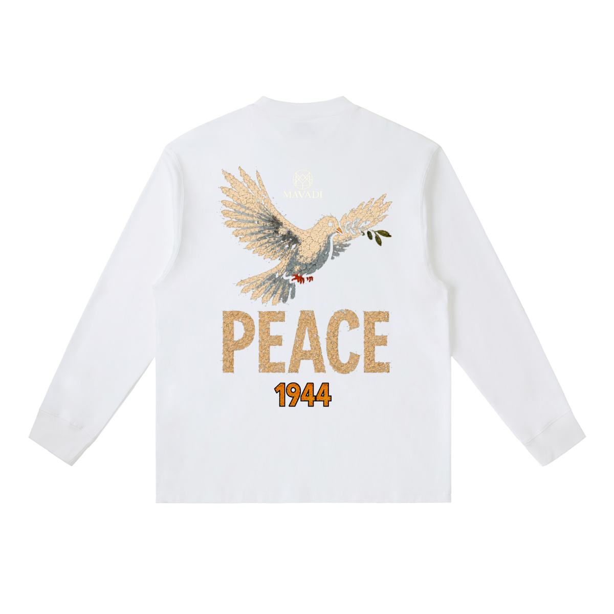 MAVADI 1944 Collection Crowned Witness Long Sleeve Tee