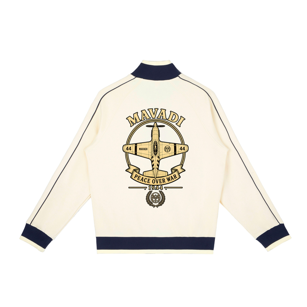 MAVADI 1944 Collection Peace Over War Light Zip Track Jacket