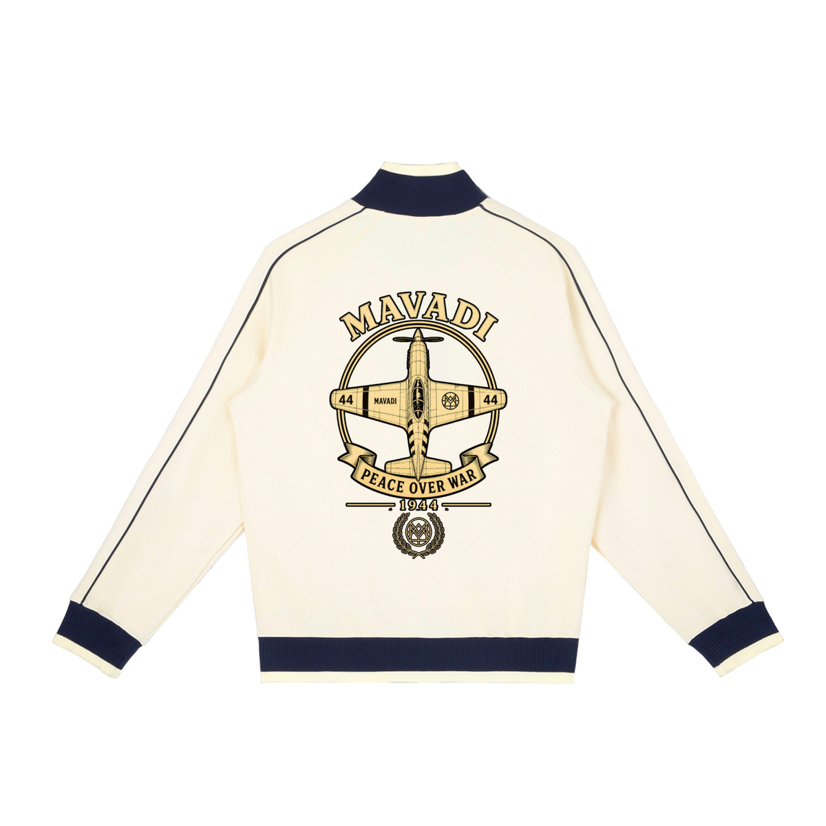MAVADI 1944 Collection Peace Over War Light Zip Track Jacket