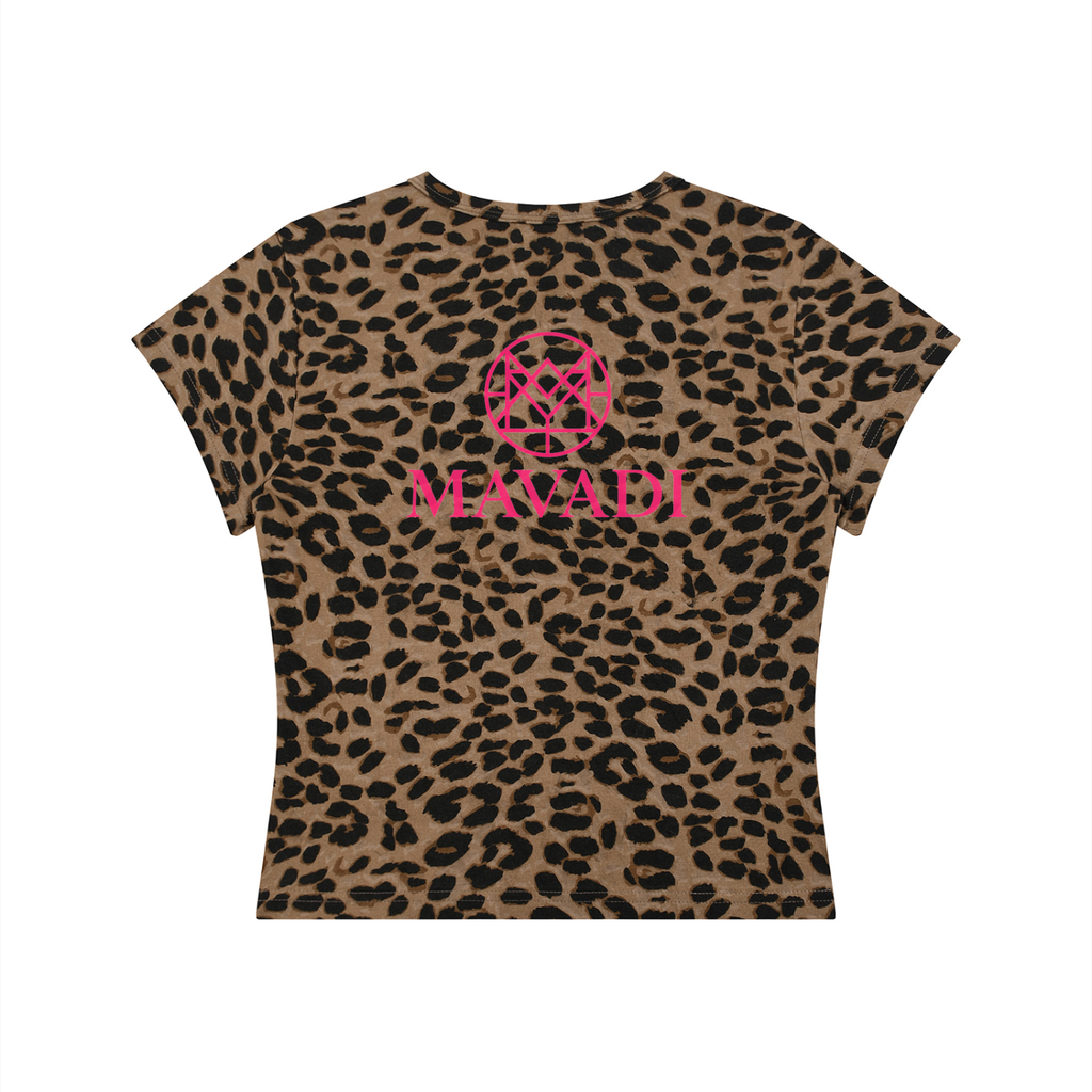 MAVADI Femme — Wild Signature Leopard Crop Tee