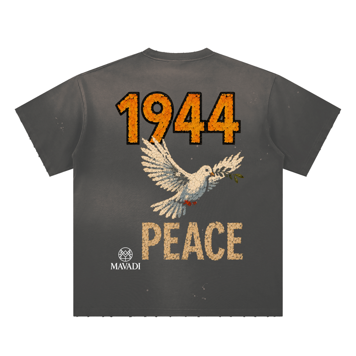 MAVADI 1944 Collection Dove Over Ruin Sunfade Tee