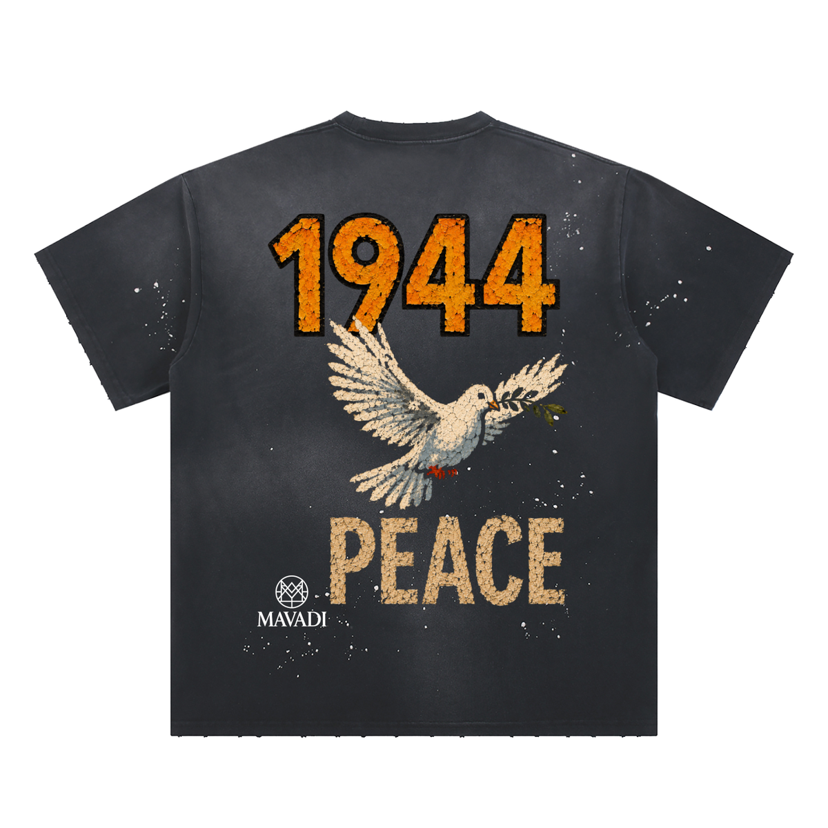MAVADI 1944 Collection Dove Over Ruin Sunfade Tee