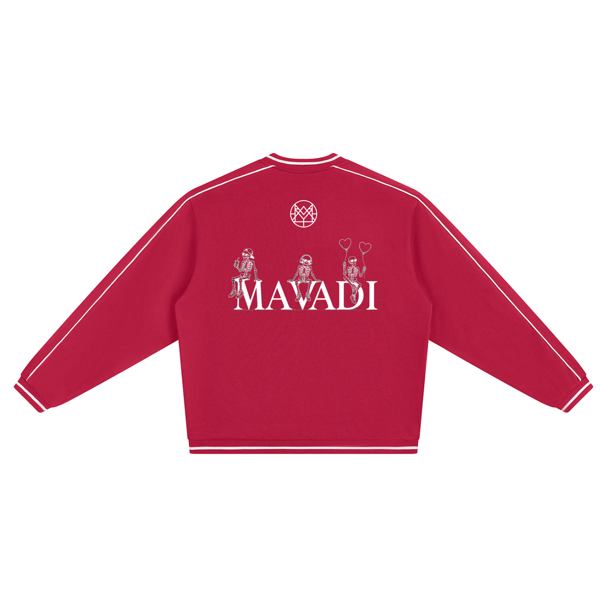 MAVADI Love iZ 4EVER Unisex Color Block V-Neck Sweatshirt