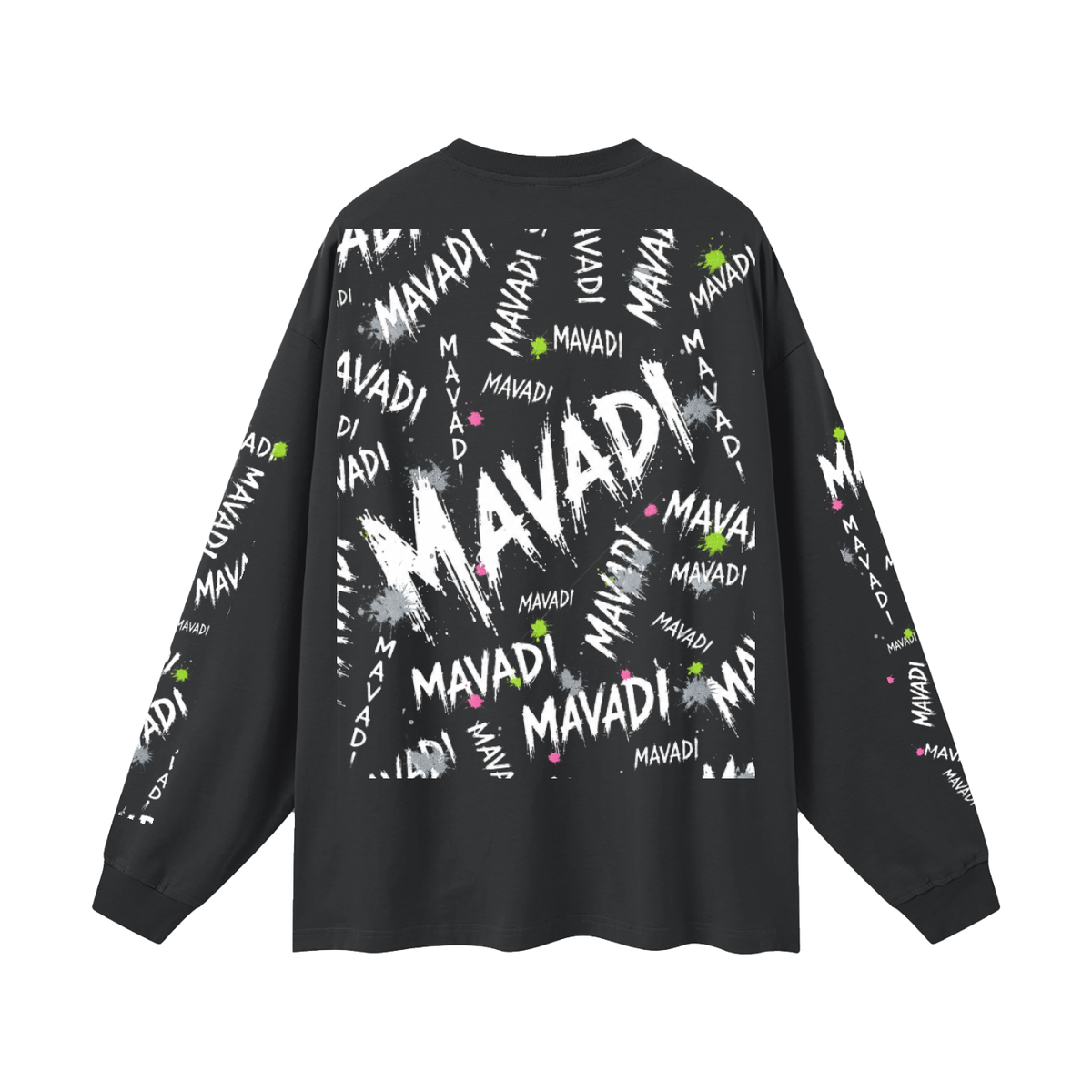 MAVADI Grunge Oversized Unisex Long Sleeve T-Shirt