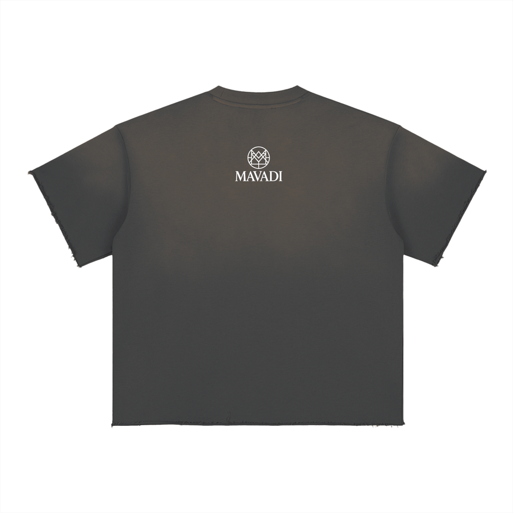 Sun Fade Raw Edge T-Shirt