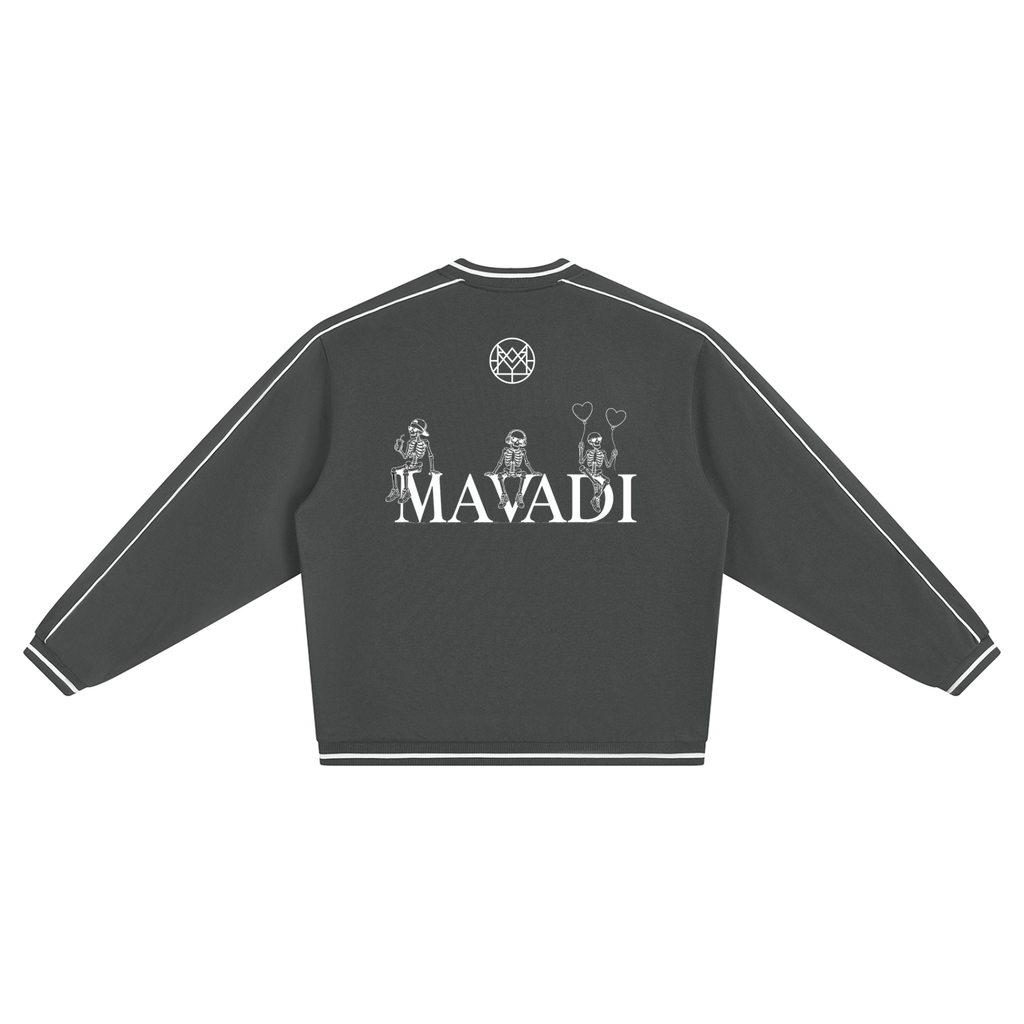 MAVADI Love iZ 4EVER Unisex Color Block V-Neck Sweatshirt