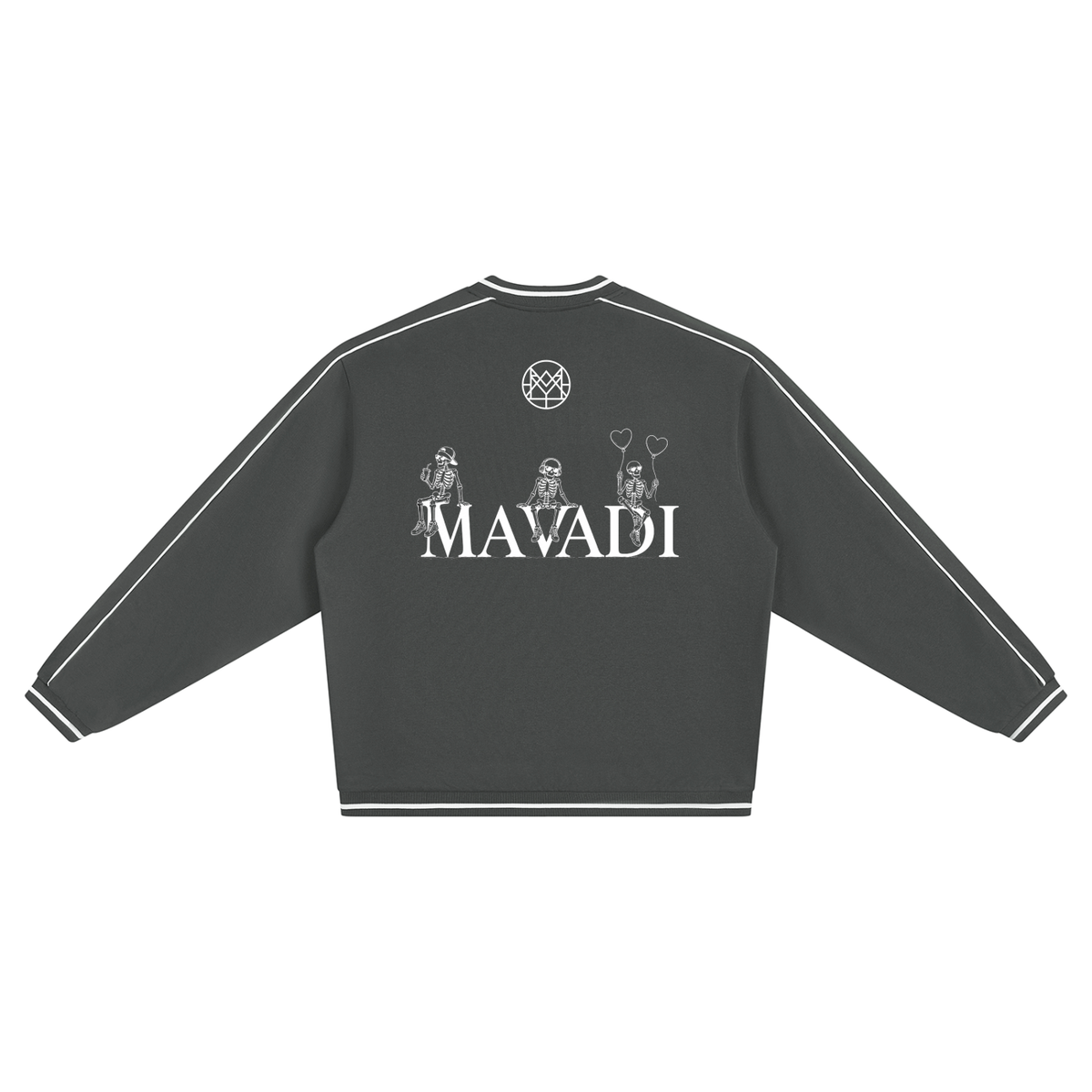 MAVADI Love iZ 4EVER Unisex Color Block V-Neck Sweatshirt