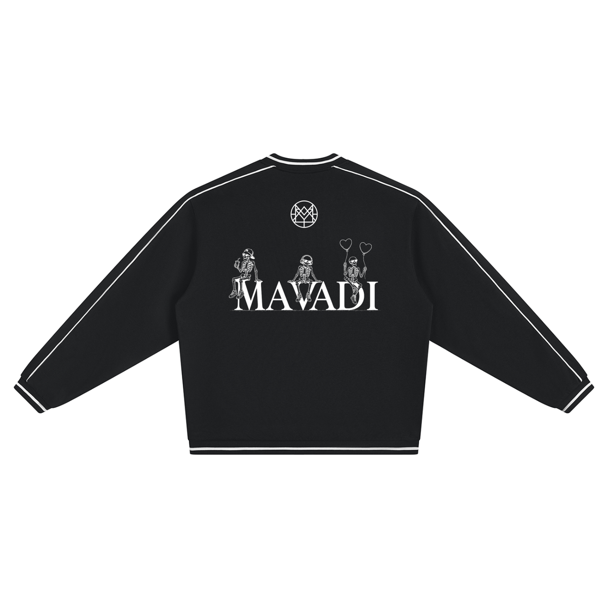 MAVADI Love iZ 4EVER Unisex Color Block V-Neck Sweatshirt