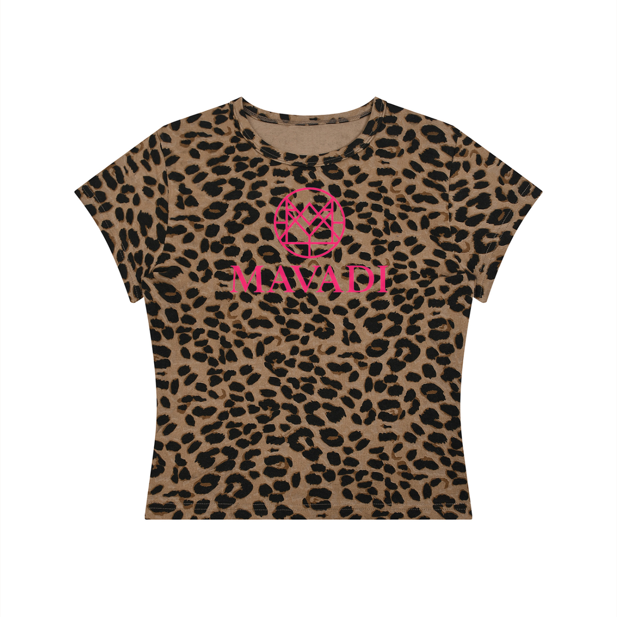 MAVADI Femme — Wild Signature Leopard Crop Tee