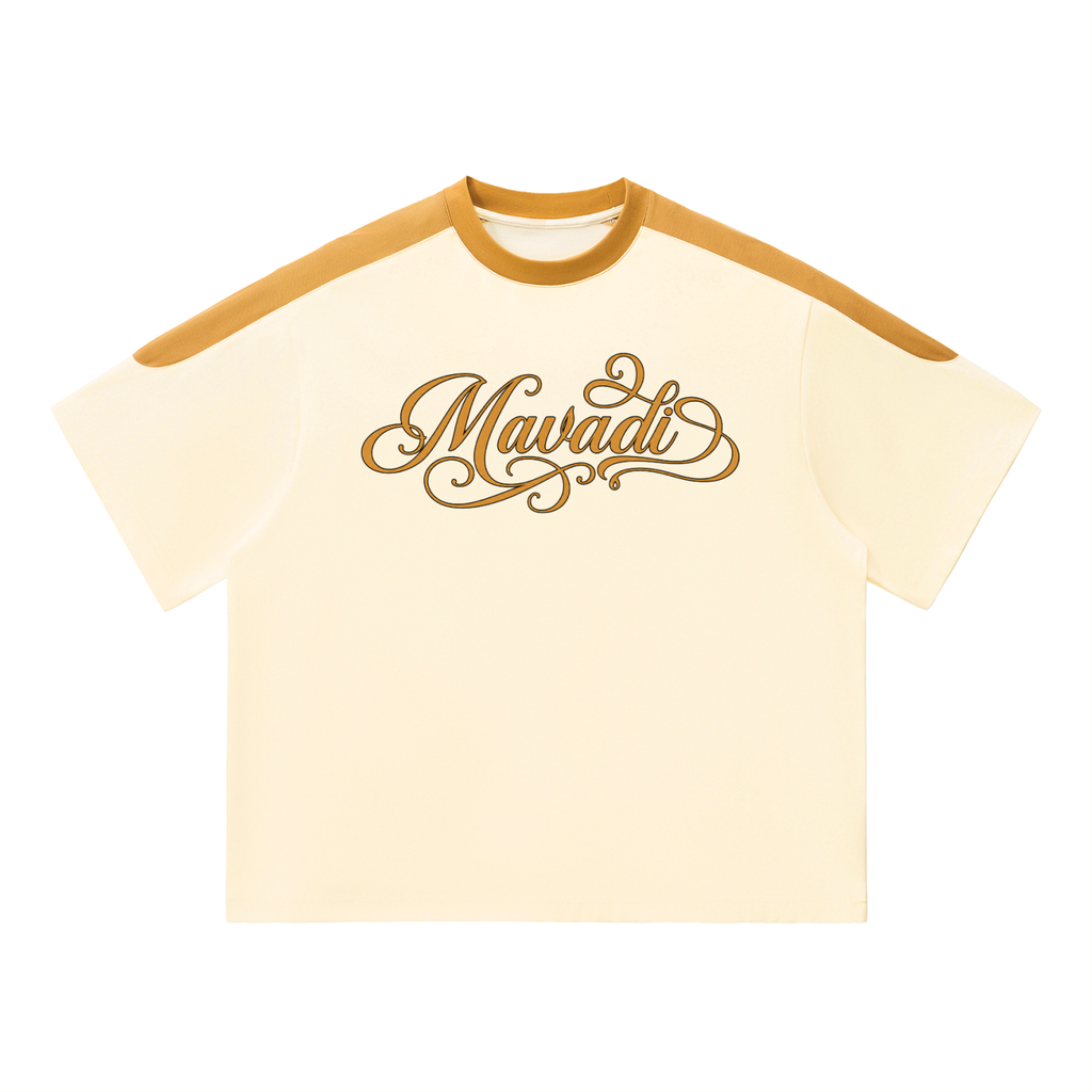 MAVADI Atelier Flourish Color Block Oversized T-Shirt