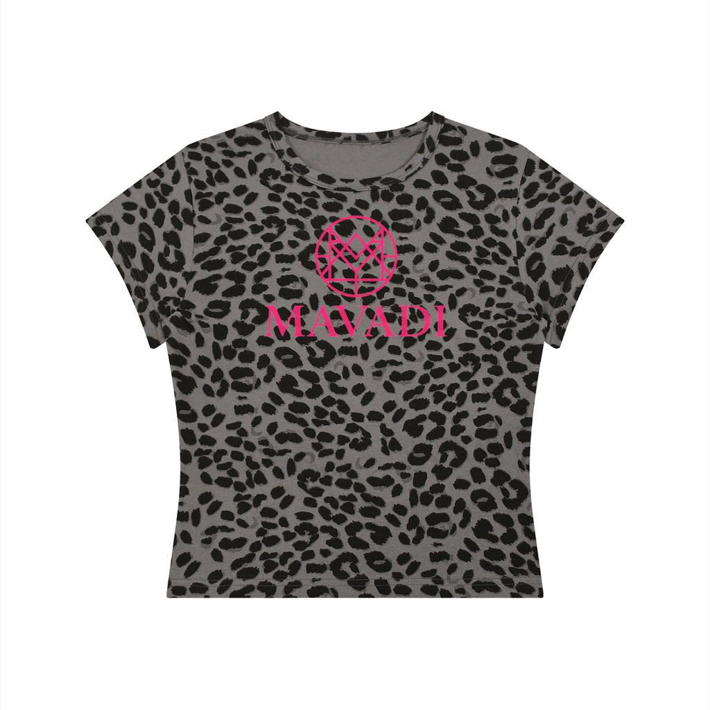 MAVADI Femme — Wild Signature Leopard Crop Tee