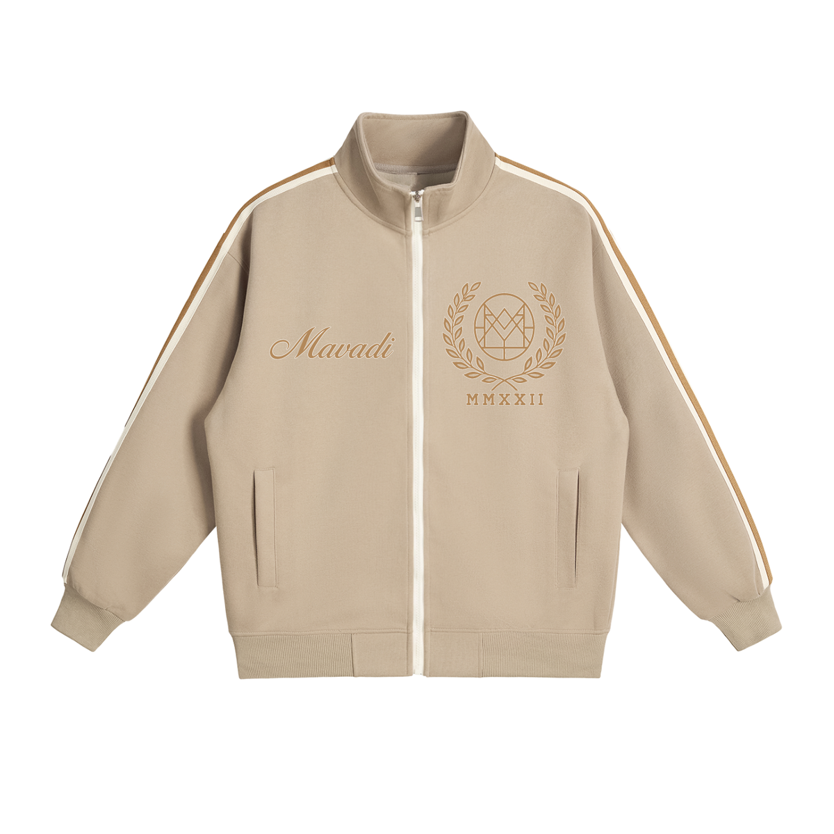 MAVADI Atelier Laureled House Stand Collar Track Jacket