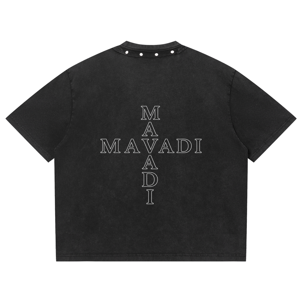 MAVADI Essentials Axis Studded Box Tee