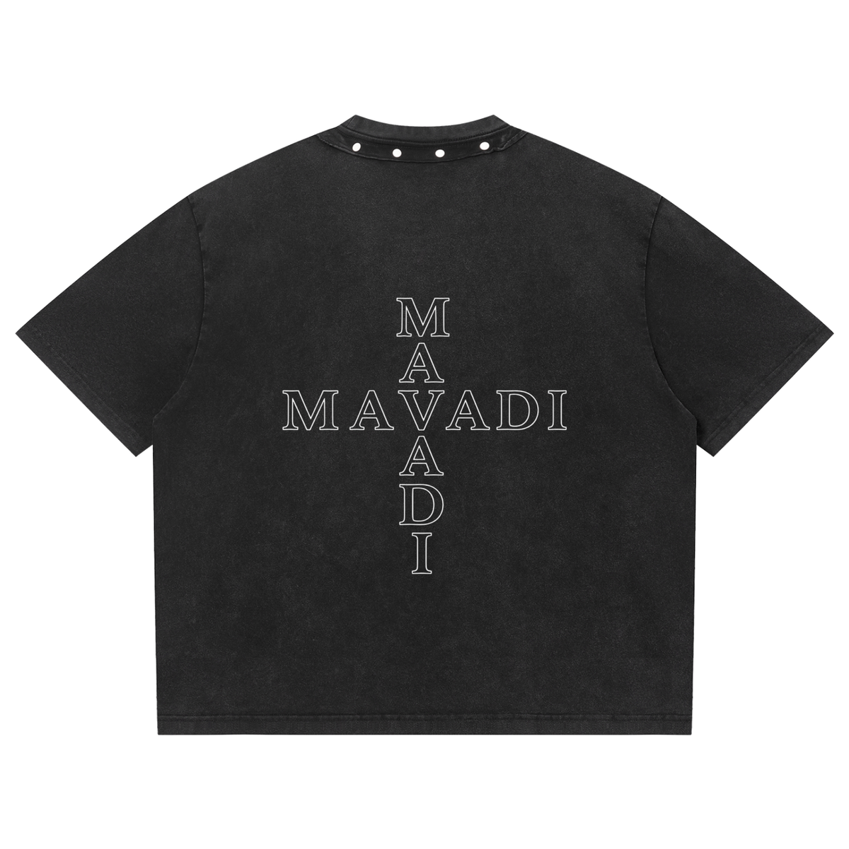 MAVADI Essentials Axis Studded Box Tee