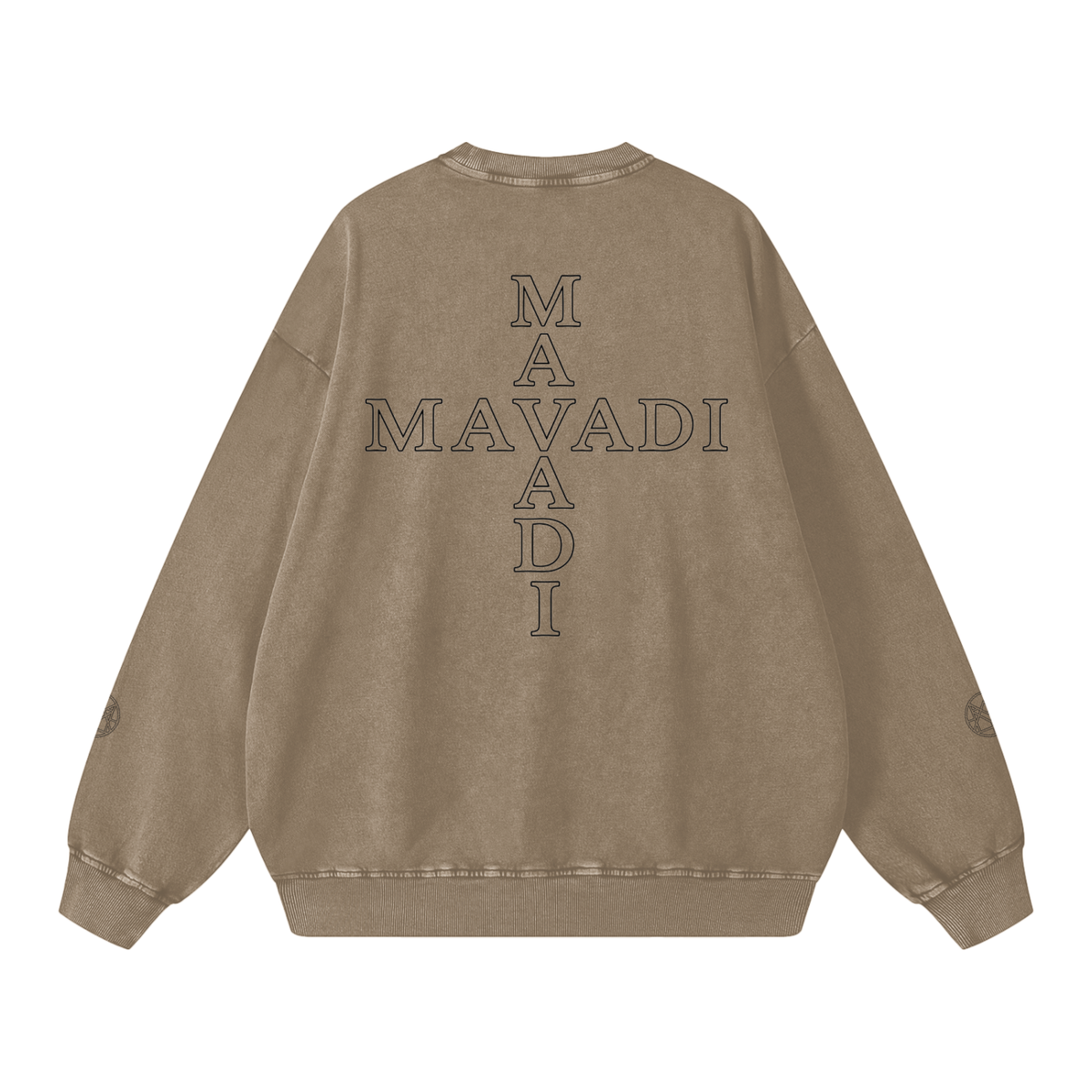 MAVADI Essentials Echo Stack Snow Wash Sweatshirt